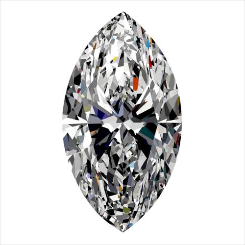 0.31 carat F-VVS2 Natūralus Marquise Deimantas (1)