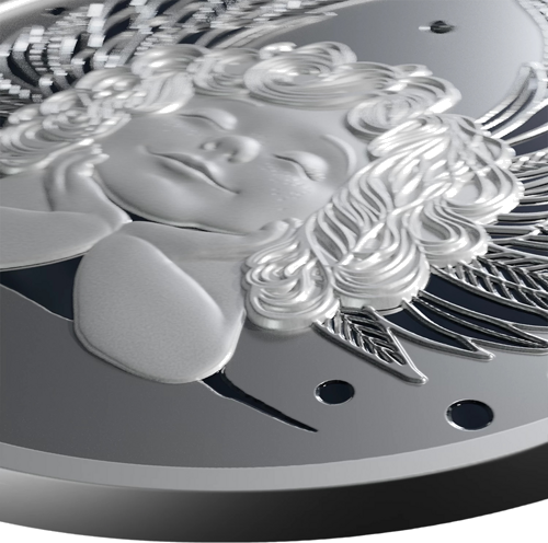 1 oz Сребърен Ангел 2025 Ниуе сребърна монета (5)