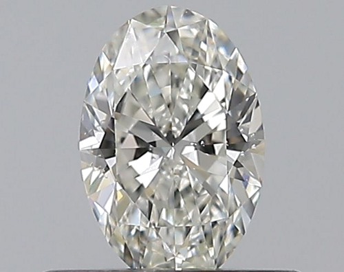 0.4 carat H-SI1 Natūralus Oval Deimantas (1)