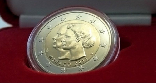 2011 Monaco Royal Wedding 2 euro BU coin (3)