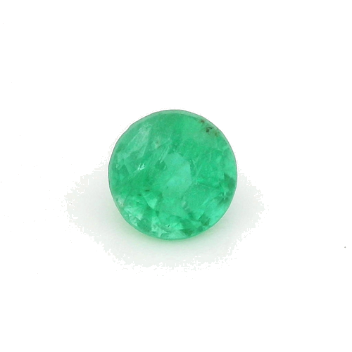 0.4 carat GREEN Round Smaragdas (1)