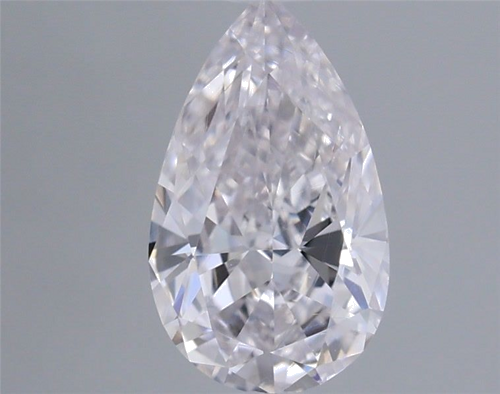 0.5 carat Faint Pink-SI1 Natūralus Pear Deimantas (1)