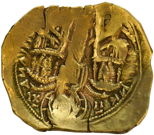 Byzantine Empire – Gold Hyperpyron of Andronikos II & Michael IX (Sear 2396), Constantinople, ~1294–1320 (2)