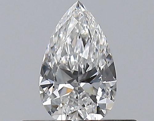 0.3 carat E-VVS2 Natūralus Pear Deimantas (1)