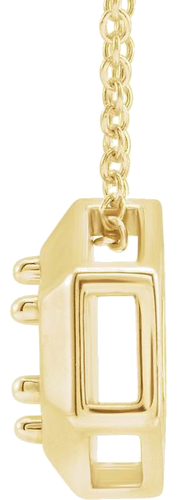 Pakabukas „Geometric“ 585 Geltonojo Aukso Round 5mm (2)