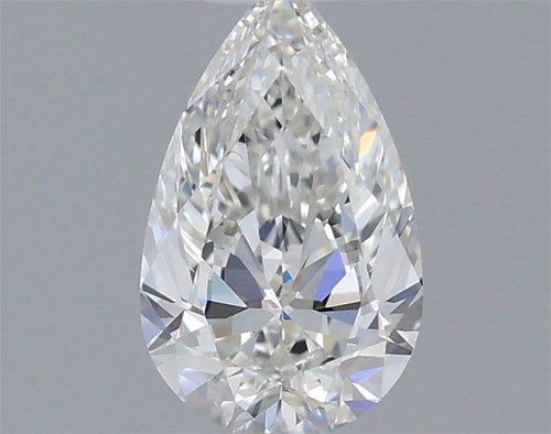 0.5 carat F-VS2 Natūralus Pear Deimantas (1)