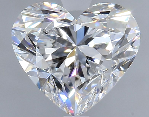 2.0 carat D-SI1 Natūralus Heart Deimantas (1)