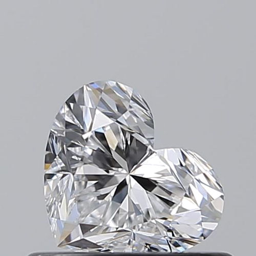 0.5 carat D-VS2 Natūralus Heart Deimantas (1)