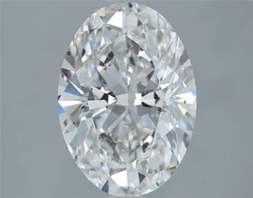3.01 carat F-SI2 Natūralus Oval Deimantas (1)