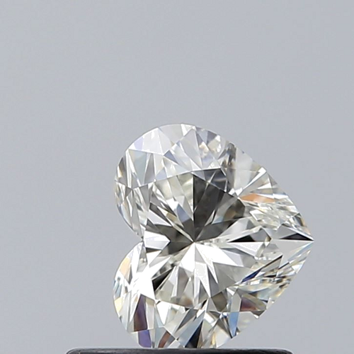 0.66 carat J-VVS1 Natūralus Heart Deimantas (1)