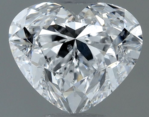 0.7 carat D-SI2 Natūralus Heart Deimantas (1)