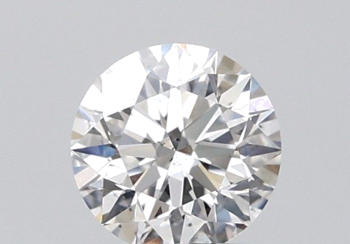 0.43 carat F-SI1 Excellent cut Natūralus Round Deimantas (1)