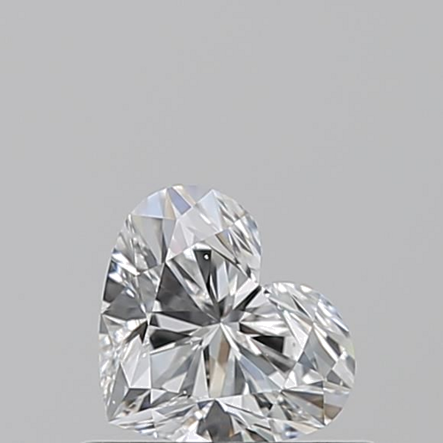 0.52 carat E-VS2 Natūralus Heart Deimantas (1)