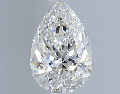 0.53 carat F-VVS2 Natūralus Pear Deimantas (1)