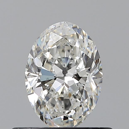 0.5 carat H-SI1 Natūralus Oval Deimantas (1)