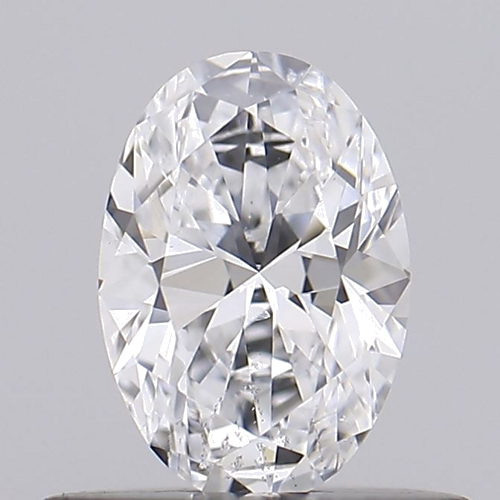 0.4 carat D-SI2 Natūralus Oval Deimantas (1)
