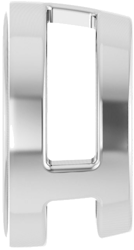 Platinum 9 mm Round Slide Pendant Mounting (3)