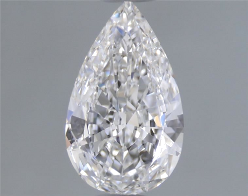 0.7 carat D-VS1 Natūralus Pear Deimantas (1)