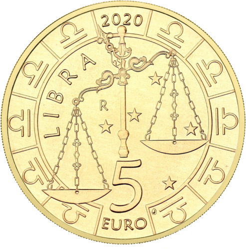 2020 San Marino Libra (Zodiac) 5 euro coin (1)