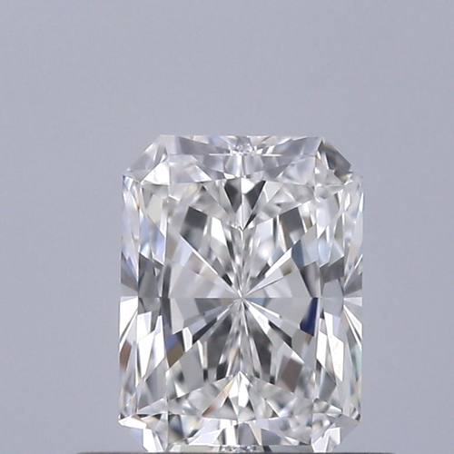 0.52 carat F-VVS1 Natūralus Radiant Deimantas (1)