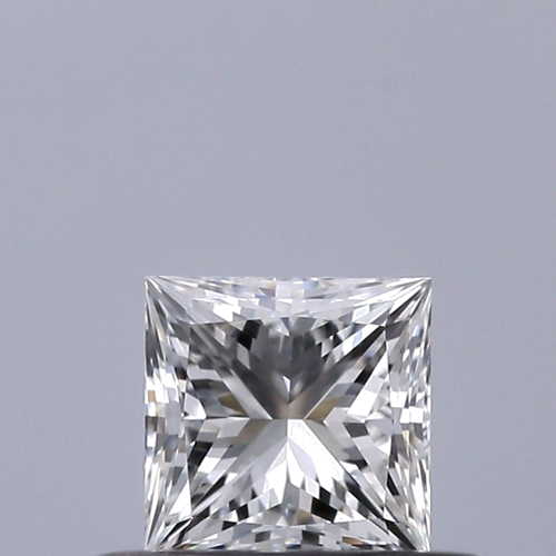 0.37 carat F-VVS1 Natūralus Princess Deimantas (1)