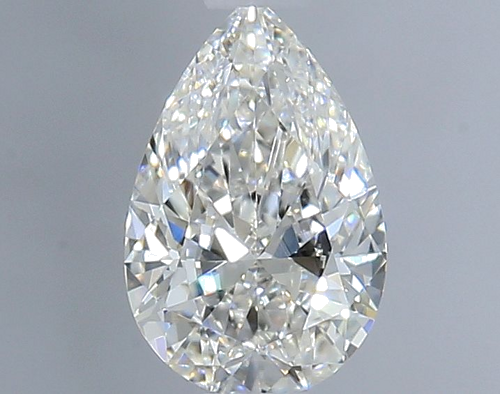 0.4 carat G-VVS2 Natūralus Pear Deimantas (1)
