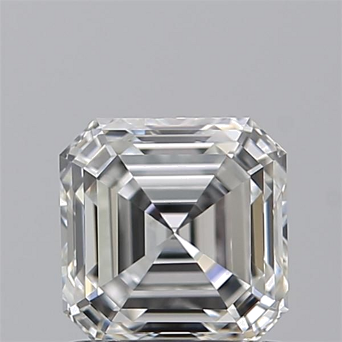 1.01 carat F-VS1 Natūralus Asscher Deimantas (1)