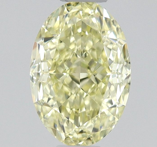 0.5 carat Fancy Yellow-VVS1 Natūralus Oval Deimantas (1)
