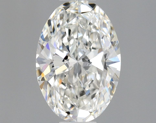 0.5 carat F-VVS2 Natūralus Oval Deimantas (1)