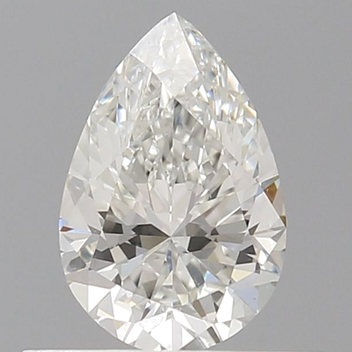 0.5 carat G-VS2 Natūralus Pear Deimantas (1)