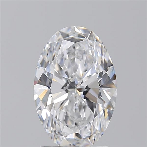 2.21 carat D-VVS1 Natūralus Oval Deimantas (1)