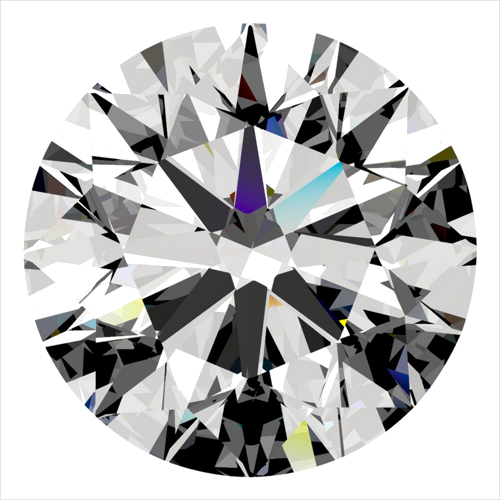 0.41 carat D-VS2 Excellent cut Natūralus Round Deimantas (1)