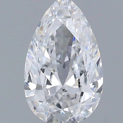 0.3 carat D-VVS1 Natūralus Pear Deimantas (1)