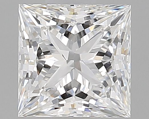 0.51 carat F-VVS1 Natūralus Princess Deimantas (1)