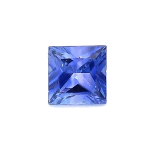 0.43 carat BLUE MODIFIEDBRILLIANT cut Square Safyras (1)