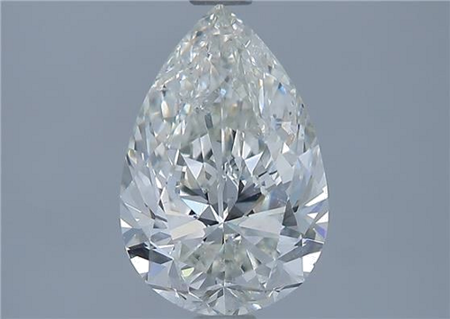 1.69 carat I-SI2 Natūralus Pear Deimantas (1)