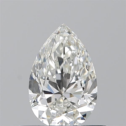 0.57 carat H-VVS1 Natūralus Pear Deimantas (1)