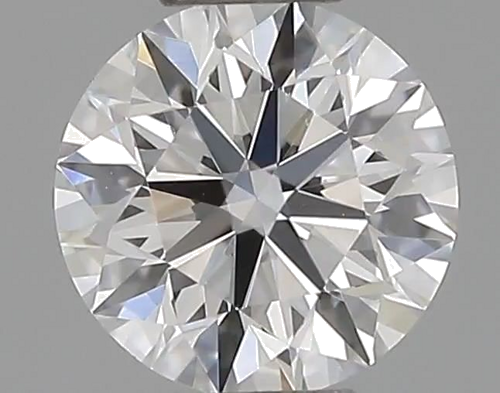 0.31 carat F-VVS1 Excellent cut Natūralus Round Deimantas (1)