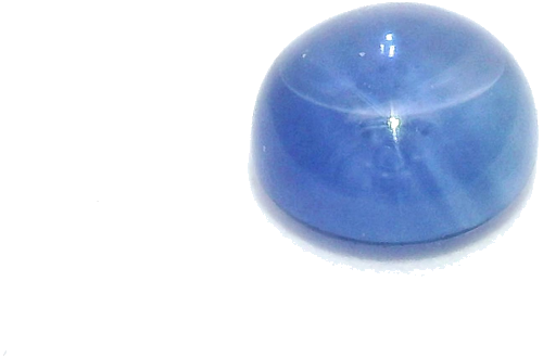 0.79 carat BLUE CABOCHON cut Round Safyras (1)