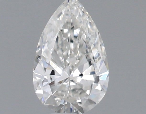 0.3 carat G-VS2 Natūralus Pear Deimantas (1)