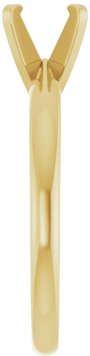 Sužadėtuvių Žiedas „Solitaire“ 14k yellow gold Round 6mm (4)