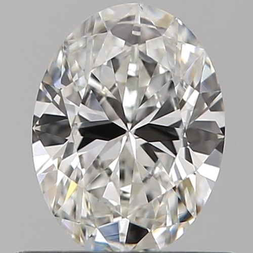 0.49 carat F-VVS2 Natūralus Oval Deimantas (1)
