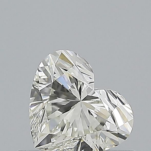 0.52 carat J-VVS1 Natūralus Heart Deimantas (1)