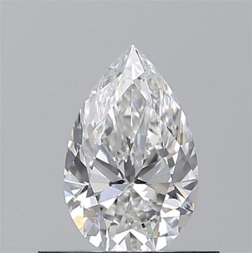 0.5 carat F-VS1 Natūralus Pear Deimantas (1)