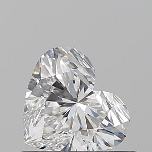 0.52 carat F-IF Natūralus Heart Deimantas (1)