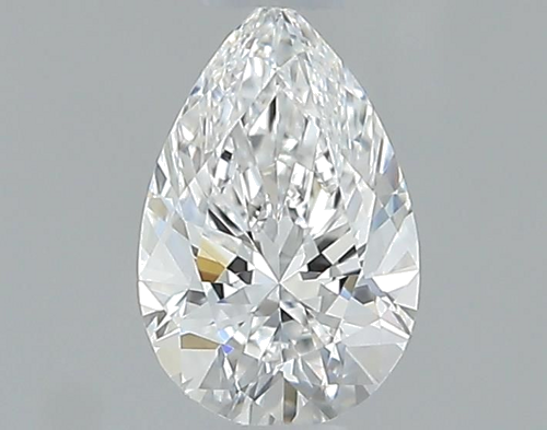 0.3 carat D-VVS2 Natūralus Pear Deimantas (1)