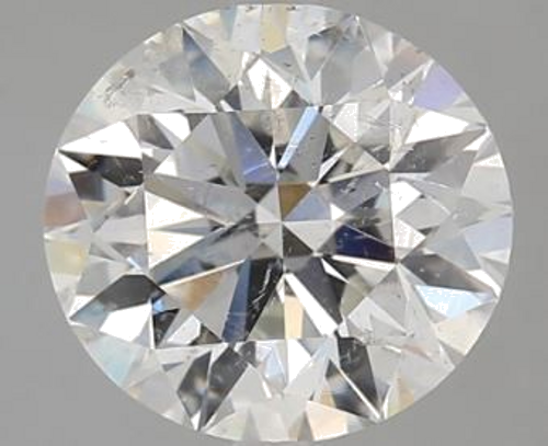 3.01 carat H-SI2 Excellent cut Natūralus Round Deimantas (1)