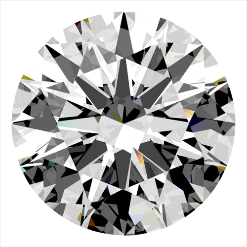 0.3 carat D-VS1 Excellent cut Natūralus Round Deimantas (1)