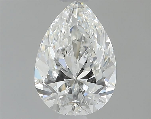 0.66 carat G-SI1 Natūralus Pear Deimantas (1)