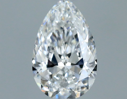 0.3 carat E-VVS2 Natūralus Pear Deimantas (1)